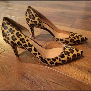 J crew  colette d’Orsay leopard pumps